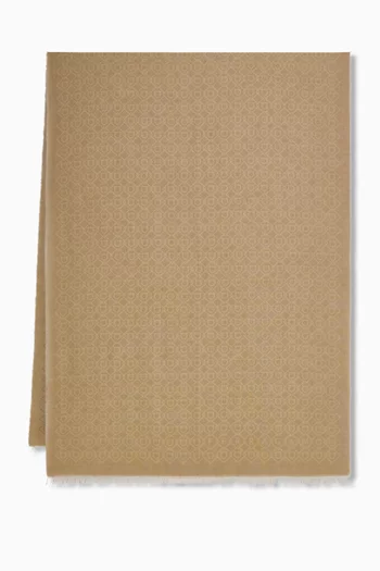 Logo-embellished Stole