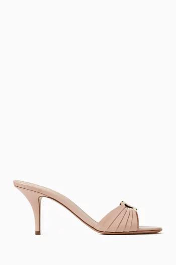 Witty 70 Ornament Mules in Patent Leather