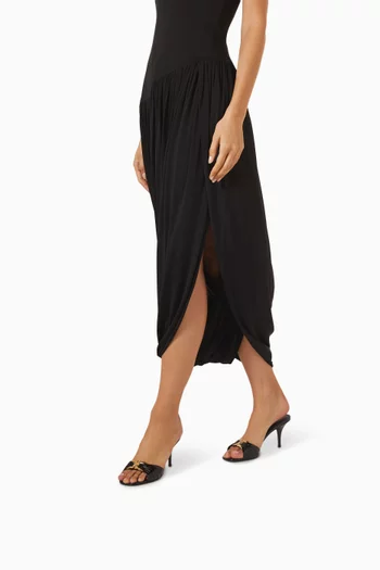 Gancini 70 Ornament Mules in Patent Leather