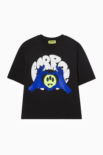 Graphic Logo-print T-shirt in Cotton Jersey