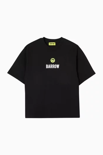 Graphic Print T-Shirt in Cotton