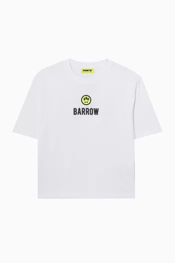 Graphic Print T-Shirt in Cotton