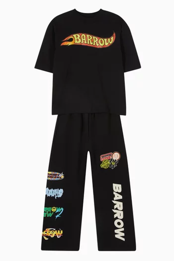 Graphic Print T-Shirt in Cotton