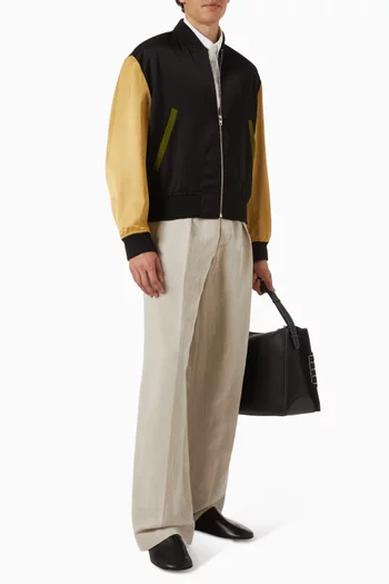 Pleat Wide-leg Pants