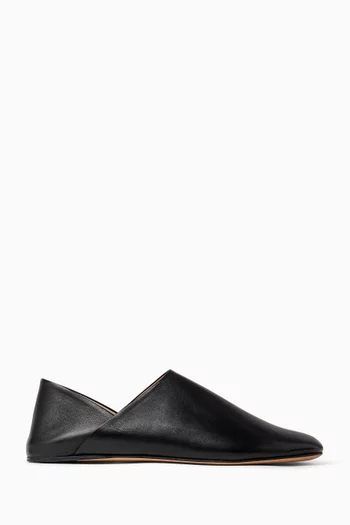 Slipper Mules in Leather