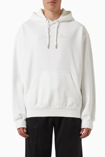 Logo Hoodie in Cotton