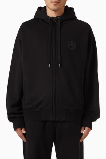 Logo Hoodie in Cotton