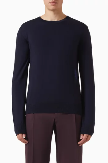 Knit Sweater in Virgin Wool