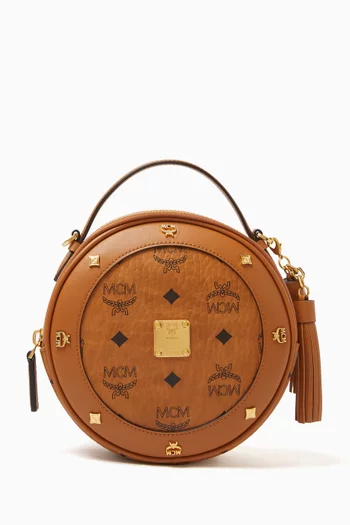 Pina Crossbody Bag in Visetos Canvas