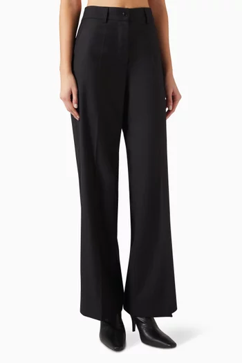 Wide-leg Pants in Wool