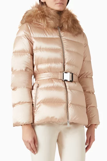 Cupidones Sheepskin-trim Jacket
