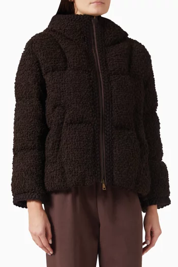 Cristallin Down Jacket in Wool Blend