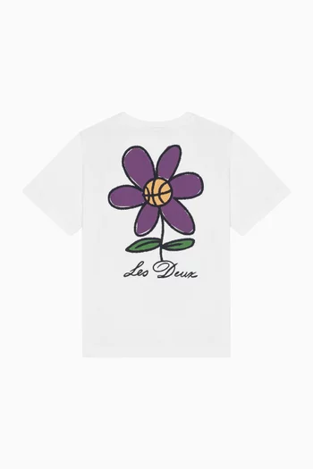 Flower T-shirt in Organic Cotton