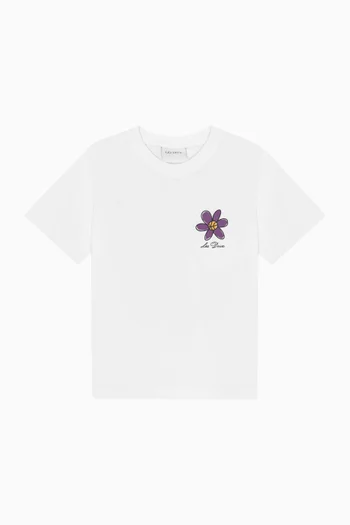 Flower T-shirt in Organic Cotton