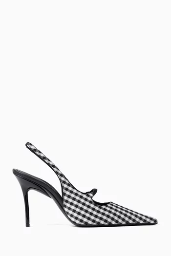 Drop 90 Slingback Pumps in Nylon