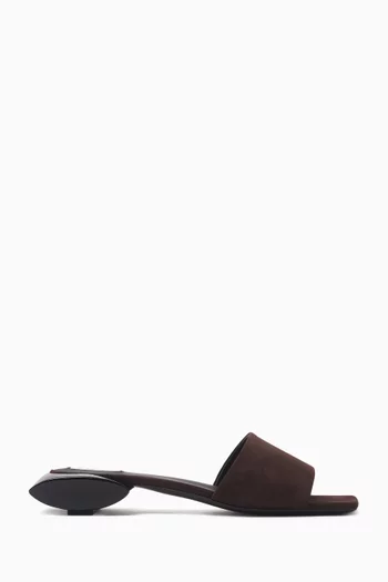 Ellipse 30 Mules in Suede