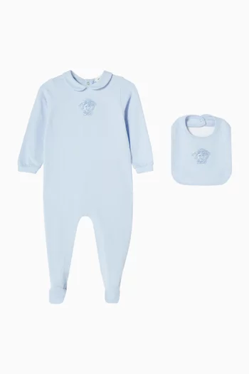 Medusa Embossed 2-piece Gift Set in Cotton
