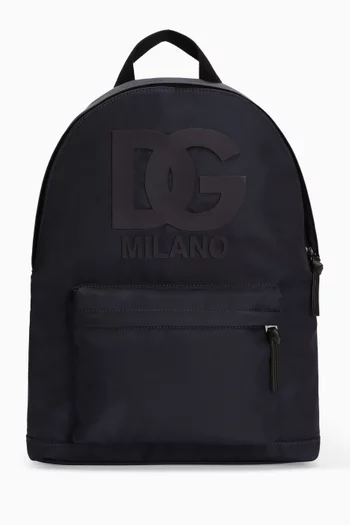 Nylon Logo Backpack