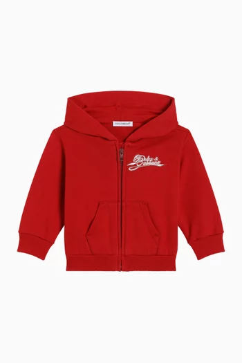 Logo Hoodie in Cotton