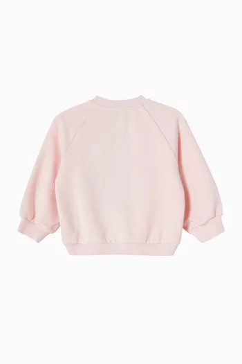 Graphic-print Sweatshirt in Fleece