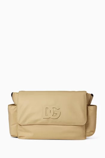 Logo Changing Bag in Nylon & Calfskin