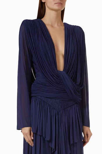 Ripple Drape Top in Jersey