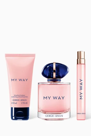 مجموعة هدايا الربيع ماء عطر ماي واي 90 ملل + 10 ملل + لوشن للجسم 50 ملل، توفير 25‏‏‏%‏