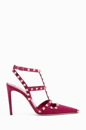 Rockstud 100 Pumps in Suede