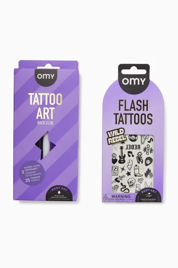 Flash Tattoo & Tattoo Art Set