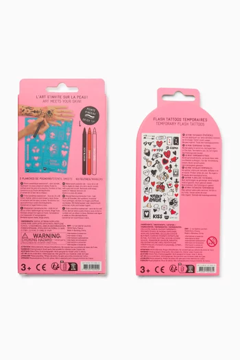 Flash Tattoo & Tattoo Art Set