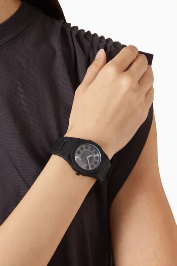 Ring Ring Polycarbon Quartz Watch, 37mm