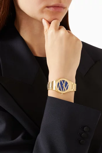 Royal Inlay Ultra Thin Quartz Watch, 30mm