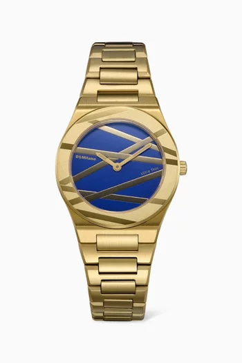 Royal Inlay Ultra Thin Quartz Watch, 30mm