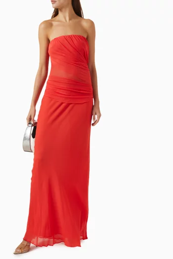 Xanthi Strapless Maxi Dress