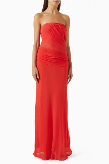 Xanthi Strapless Maxi Dress