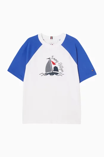 Sailing Logo T-shirt in Cotton