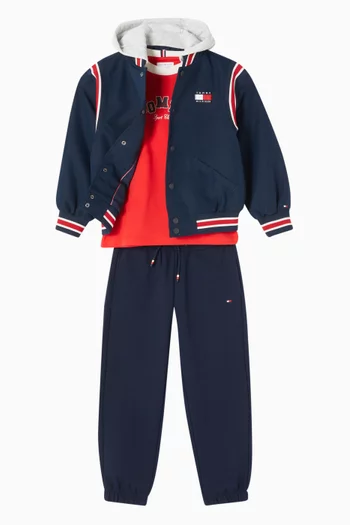 Hoodded Bomber Jacket