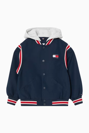 Hoodded Bomber Jacket