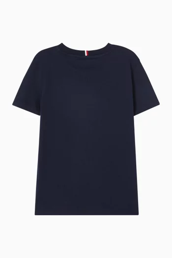 Flag Graphic T-shirt in Cotton
