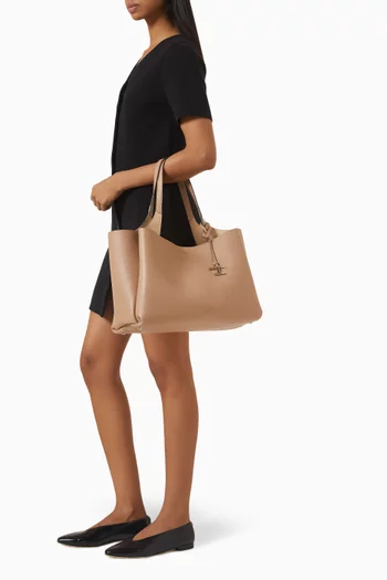 Medium Tote Bag in Leather