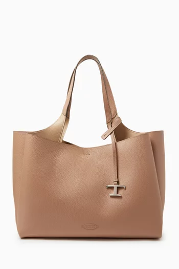 Medium Tote Bag in Leather