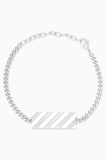 Diag Bracelet in Brass