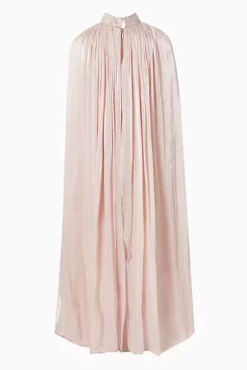 Embellished Cape Dress