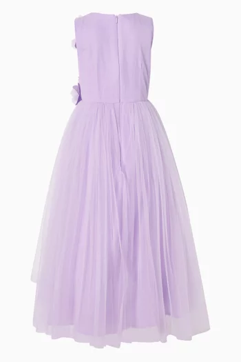 Embellished Tulle Layered Dress
