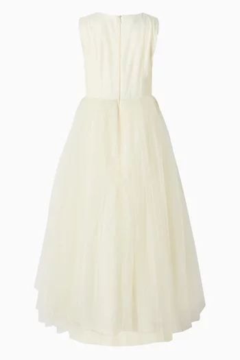 Embellished Tulle Layered Dress