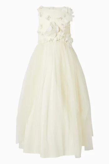 Embellished Tulle Layered Dress