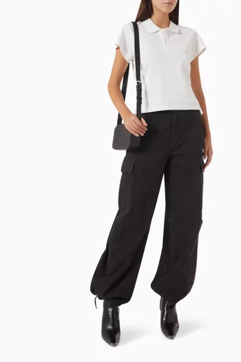 Crystal-embellished Cargo Pants