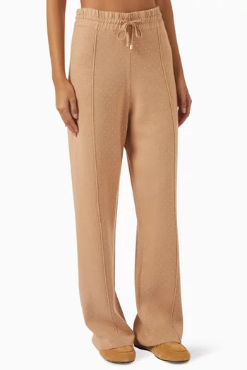 Lucay Rhinestone-embellished Pants in Viscose Blend