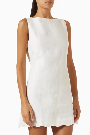 Iria Mini Dress in Linen