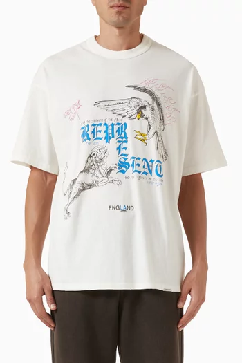 Enemy Printed T-shirt in Jersey